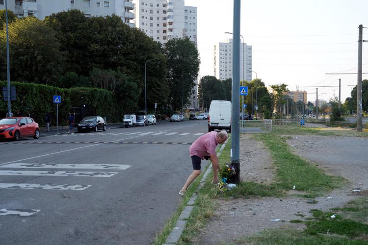 Milano, il luogo dove è stata travolta e uccisa la signora Cecilia De Astis - Fotogramma /Ipa