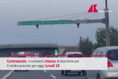 Traffico da rientro, scatta il controesodo