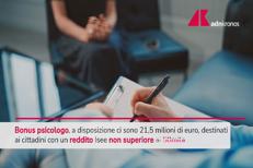 Bonus psicologo 2025, come fare domanda