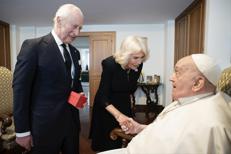 Carlo, Camilla e Papa Francesco - Fotogramma/IPA