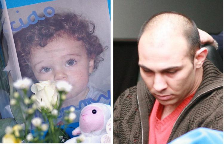 Il piccolo Tommaso Onofri (a sinistra), Salvatore Raimondi (a destra)