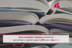 Scuola, tra libri e materiale in arrivo stangata da 1.300 a studente