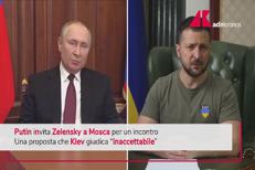 Putin sfida Zelensky: 