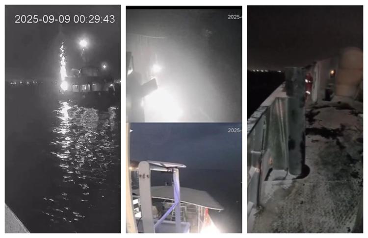 Le immagini condivise da Global Sumud Flotilla sui social