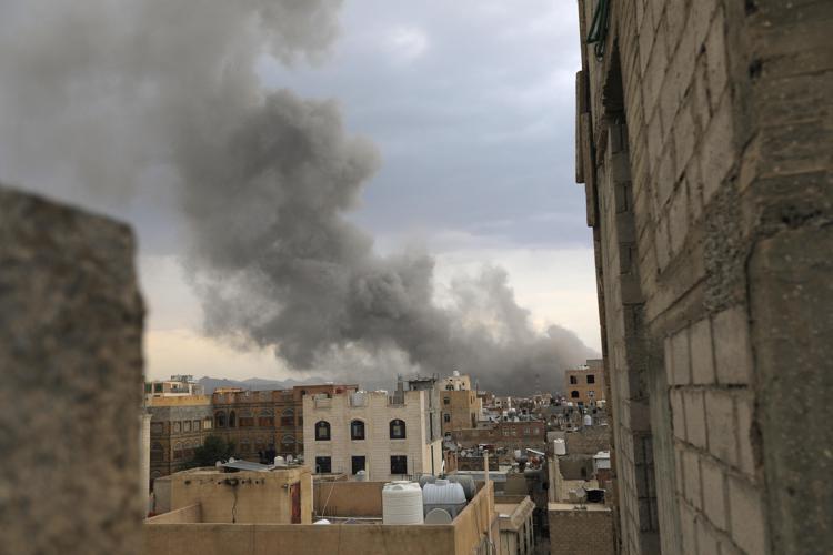 Il bombardamento israeliano in Yemen - Afp