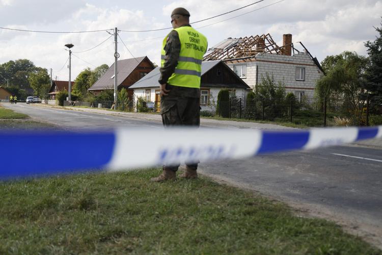 Polonia, danni dopo l'intercettazione di droni russi - Afp