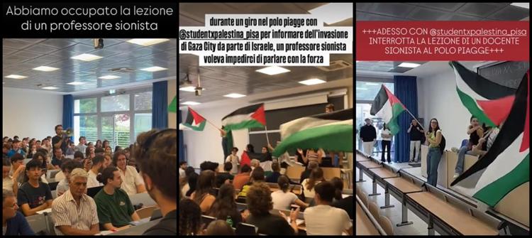 Occupazione proPal dell'università di Pisa