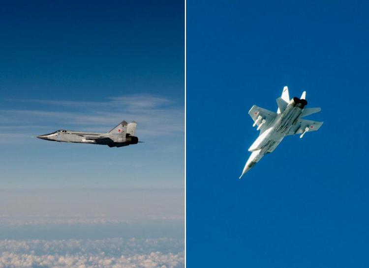 I Mig-31 (immagini delle forze armate svedesi)