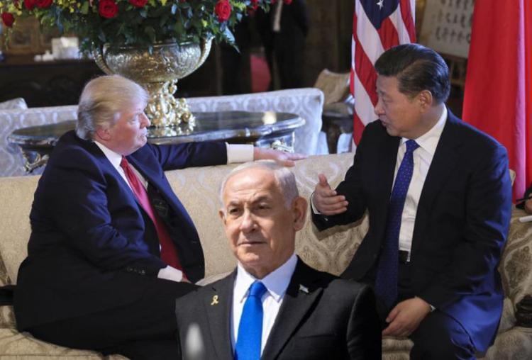Donald Trump e Xi Jinping, Benjamin Netanyahu - IPA
