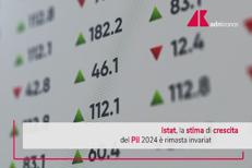 Pil, Istat conferma +0,7% nel 2024