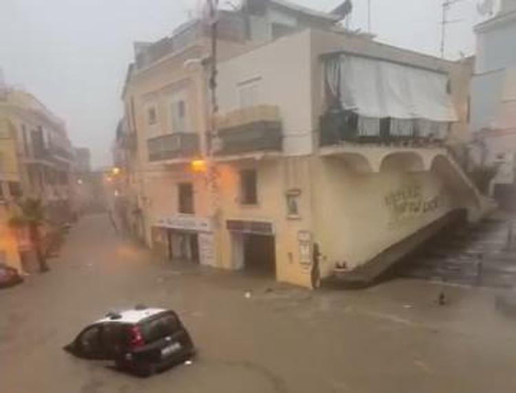 Il nubifragio a Forio d'Ischia