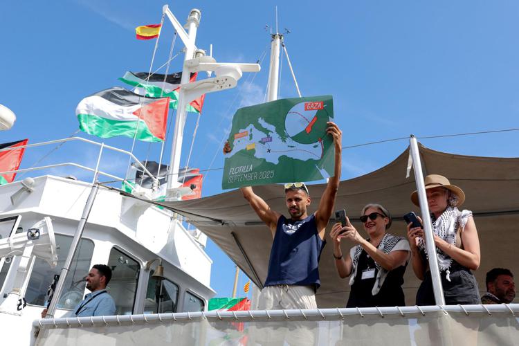 Flotilla per Gaza - Afp