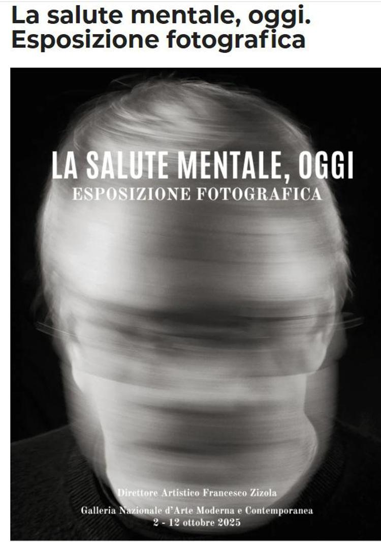 Roma, alla Gnamc esposizione fotografica 'La salute mentale, oggi' dal 2 al 12 ottobre