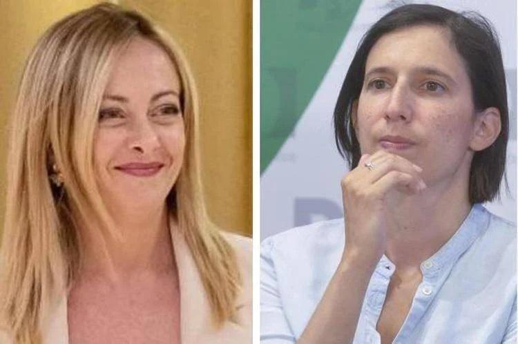 Giorgia Meloni ed Elly Schlein (Fotogramma/Ipa)