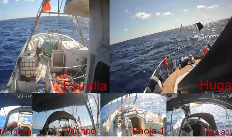 Flotilla in navigazione