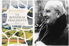 La copertina del libro e una foto di Tolkien (Ipa)
