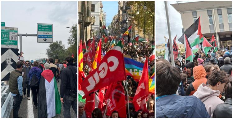 Cortei in tutta Italia. Foto Adnkronos