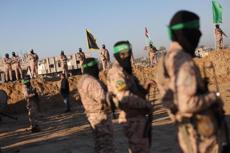 Miliziani di Hamas - Afp