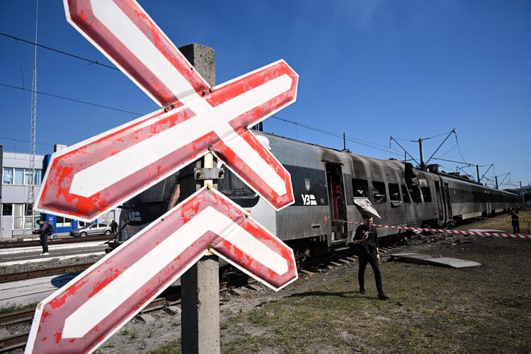 Un precedente attacco a Ukrzaliznytsia (Ipa)