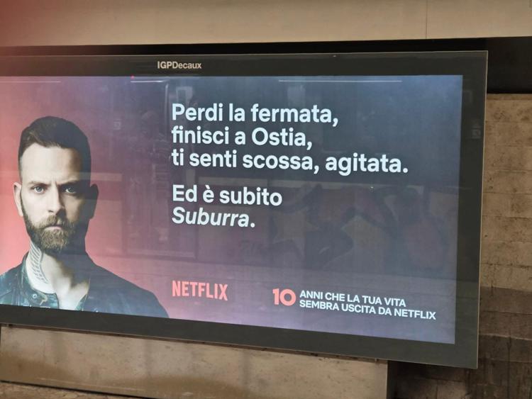 La pubblicità di Netflix