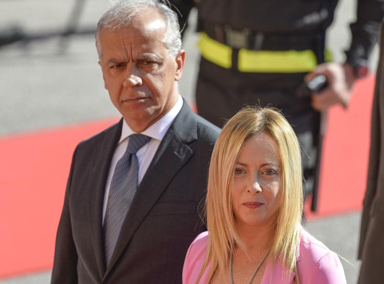 Matteo Piantedosi e Giorgia Meloni (Fotogramma/Ipa)