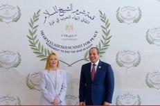 A Sharm il bilaterale Meloni-al Sisi: