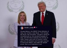 Giorgia Meloni, Donald Trump e il post del presidente Usa su Truth - Fotogramma /Ipa
