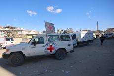 Croce Rossa a Gaza - Afp