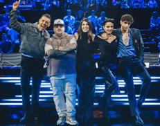 I giudici di X Factor con Giorgia - (Foto di Virginia Bettoja)