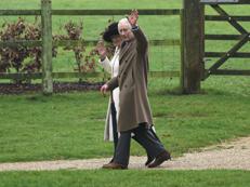 Carlo e Camilla a Sandringham - Ipa