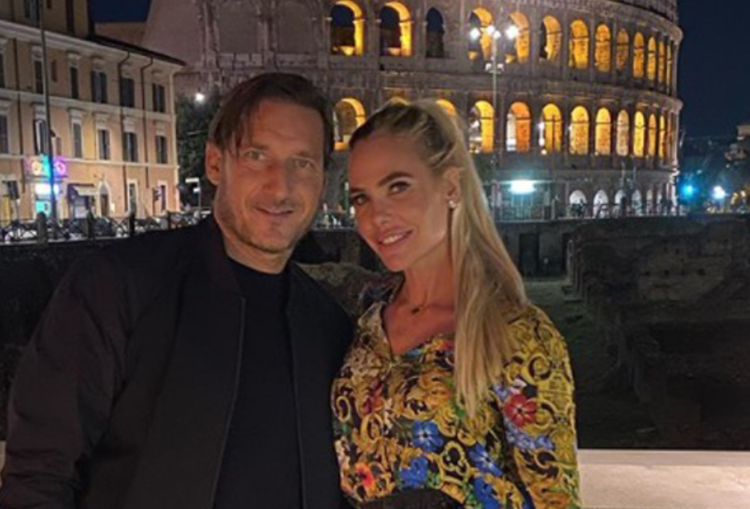 Totti e Ilary Blasi - Fotogramma/ipa