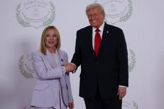 Giorgia Meloni e Donald Trump - Fotogramma/IPA