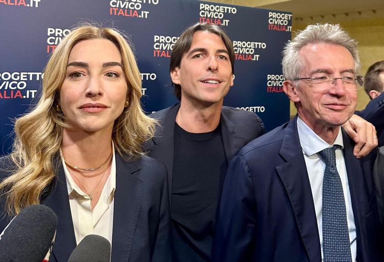 Silvia Salis, Alessandro Onorato e Gaetano Manfredi, foto Adnkronos