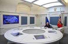 Putin segue in diretta le esercitazioni nucleari russe - Afp