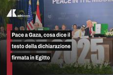 Pace a Gaza, il testo della dichiarazione