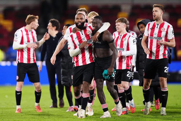I giocatori del Brentford - (Ipa)