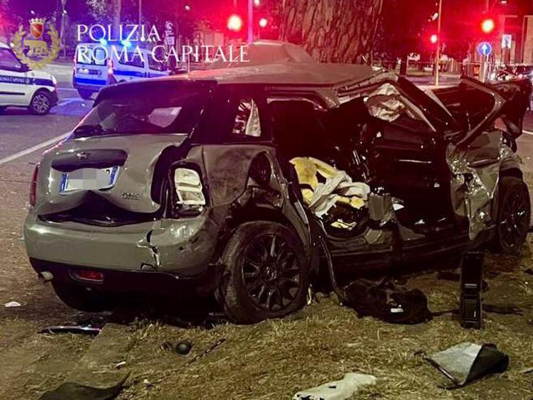 L'auto coinvolta nell'incidente