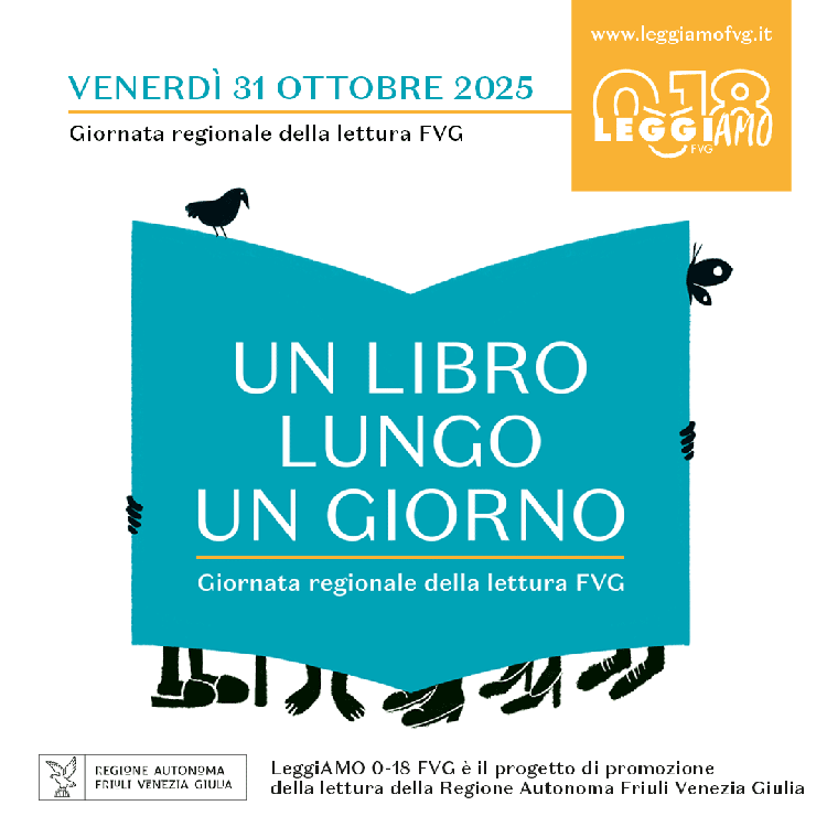 In Friuli Giornata regionale della Lettura 'Un libro lungo un giorno'