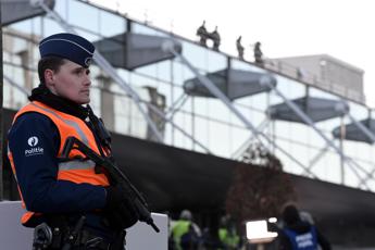 Polizia in Belgio - Afp